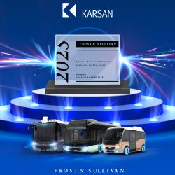 FROST & SULLİVAN, KARSAN’I AVRUPA’DA “YILIN ŞİRKETİ” OLARAK ÖDÜLLENDİRDİ!