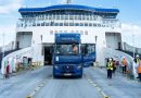 İLK DEFA BİR AĞIR HİZMET TİPİ ELEKTRİKLİ KAMYON, FERİBOTLA DOVER’DAN CALAİS’E MANŞ DENİZİ’Nİ GEÇTİ